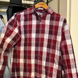 Express long sleeve button up